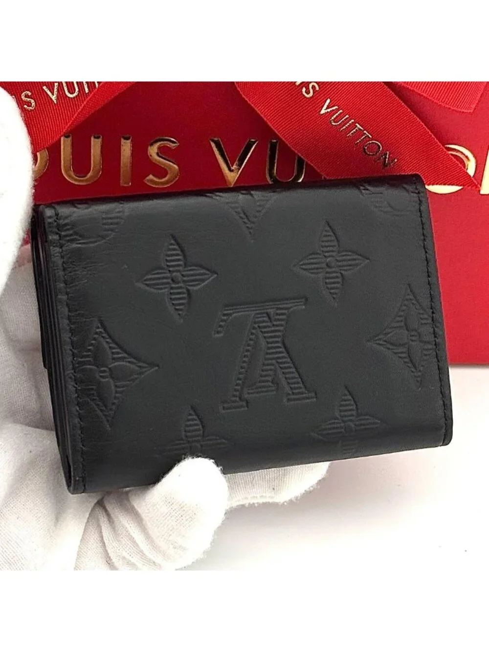 Louis Vuitton Wallet Monogram Shadow Discovery Black